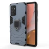 Dėklas Hurtel Ring Armor su stoveliu Tough Rugged Samsung Galaxy A72 4G mėlynos spalvos