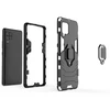 Hurtel Ring Armor dėklas Kickstand Tough Rugged Cover Samsung Galaxy A42 5G mėlynos spalvos