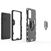 Dėklas Hurtel Ring Armor Kickstand Tough Rugged Samsung Galaxy A72 4G juodos spalvos