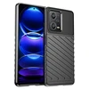 Hurtel Thunder Xiaomi Redmi Note 12 Pro+ silikoninis armor dėklas telefonui juodos spalvos