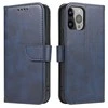 Hurtel Wallet Stand Apple iPhone 15 Pro Magnet – dėklas teleofnui mėlynos spalvos