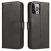 Hurtel Wallet su stoveliu Apple iPhone 15 Pro Magnet – dėklas telefonui juodos spalvos