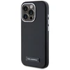 Dėklas Karl Lagerfeld FW Metal Plate MagSafe Apple iPhone 15 Pro Max juodos spalvos