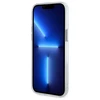 Karl Lagerfeld KLHMP14XHLSCHH Apple iPhone 14 Pro Max 6.7" dėklas telefonui baltos spalvos IML Metal Choupette Head MagSafe