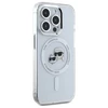 Karl Lagerfeld KLHMP15XHLSKCH Apple iPhone 15 Pro Max 6.7″ baltos spalvos kietas dėklas IML Metal Karl&Choupette
