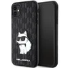 Karl Lagerfeld dėklas, skirtas iPhone 11 / Xr KLHCN61SAKHPCK juodos spalvos Saffiano Monogram Choupette