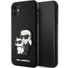 Karl Lagerfeld KLHCN61SANKCPK Apple iPhone 11 / Xr 6.1" dėklas telefonui juodos spalvos Saffiano Karl & Choupette
