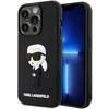 Apple iPhone 14 Pro Karl Lagerfeld dėklas Rubber Ikonik 3D (KLHCP14L3DRKINK) juodos spalvos