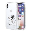 Karl Lagerfeld Karlo Lagerfeldo kietas dėklas su Samsung Galaxy S10e permatomas / Choupette Fun