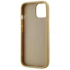 Dėklas Karl Lagerfeld Wrinkled Metal Signature Apple iPhone 15 auksinis