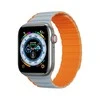 Magnetic Apple Watch SE, 9, 8, 7, 6, 5, 4, 3, 2, 1 (41, 40, 38 mm) Dux Ducis apyrankė (LD Version) - pilkai oranžinės spalvos