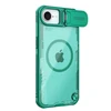 Nillkin Iceblade Prop Magnetic dėklas su Camera dėklas and Stand skirtas Apple iPhone 16e – žalios spalvos