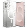 Ringke Fusion Magnetic MagSafe dėklas skirtas Samsung Galaxy S25 Edge – skaidrus