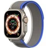 Sport Velcro Apyrankė Apple Watch Ultra / 9 / 8 / 7 / 6 / SE / 5 / 4 / 3 / 2 / 1 (42, 44, 45, 49 mm) Dux Ducis Apyrankė YJ Version - mėlynos ir pilkos spalvos