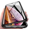 Wozinsky Full Magnetic Full Body Front and Back with built-in glass Vivo X60 dėklas telefonui juodos spalvos-dėklas telefonui skaidrus
