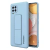 Wozinsky silikoninis su stoveliu Samsung Galaxy A42 5G dėklas telefonui žydros spalvos