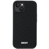 Apple iPhone 13 / 14 / 15 DKNY Hardcase 3D Rubber Repeat Pattern (DKHCP15S3DRPWK) dėklas telefonui juodos spalvos
