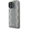 Dėklas DKNY Checkered Pattern Magsafe iPhone 16 Pro Max Case - rusvai gelsvas