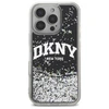 DKNY DKHCP16XLBNAEK Apple iPhone 16 Pro Max 6.9" dėklas telefonui juodos spalvos hardcase Liquid Glitter Arch Logo
