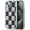 Apple iPhone 15 Plus / 14 Plus DKNY dėklas IML Checkered Mono Pattern (DKHCP15MHDLCEK) juodos spalvos