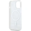 Apple iPhone 13 / 14 / 15 DKNY dėklas IML languotas monofoninis raštas ir spausdintos juostelės MagSafe (DKHMP15SHCPTSE) smėlio spalvos