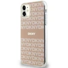 Apple iPhone 11 / XR DKNY dėklas IML Mono &amp; Stripe MagSafe (DKHMN61HRHSEP) rožinės spalvos