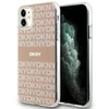 Apple iPhone 11 / XR DKNY dėklas IML Mono &amp; Stripe MagSafe (DKHMN61HRHSEP) rožinės spalvos