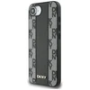 DKNY odinis languotas monofoninis dėklas MagSafe iPhone 16e - Juodas