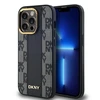Apple iPhone 14 Pro DKNY Hardcase Leather Checkered Mono Pattern MagSafe (DKHMP14LPCPVSLK) dėklas telefonui juodos spalvos