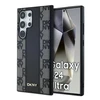 Samsung Galaxy S24 Ultra DKNY Hardcase Leather Checkered Mono Pattern MagSafe (DKHMS24LPCPVSLK) dėklas telefonui juodos spalvos