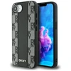 DKNY odinis languotas monofoninis dėklas MagSafe iPhone 16e - Juodas