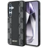 DKNY Leather Checkered Pattern MagSafe Samsung Galaxy S25 dėklas telefonui juodos spalvos