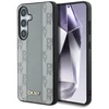 Dėklas DKNY odinis languotas raštas MagSafe Samsung Galaxy S25 taupe