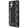 DKNY Leather Checkered Pattern MagSafe Samsung Galaxy S25 Ultra dėklas telefonui juodos spalvos