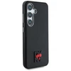 DKNY Leather Heart of NY Samsung Galaxy S25 dėklas telefonui juodos spalvos