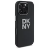 DKNY DKHCP16XSMCBSK Apple iPhone 16 Pro Max 6.9" dėklas telefonui juodos spalvos Liquid Silikoninis Metal Logo