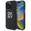 DKNY DKHCP16XSMCBSK Apple iPhone 16 Pro Max 6.9" dėklas telefonui juodos spalvos Liquid Silikoninis Metal Logo