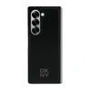 DKNY PU Leather Stack Logo MagSafe Samsung Galaxy Z Fold6 dėklas telefonui juodos spalvos