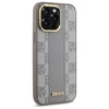 DKNY DKHMP14XPCPVSLE Apple iPhone 14 Pro Max 6.7" dėklas telefonui pilkos spalvos Leather Checkered Mono Pattern MagSafe