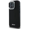 Apple iPhone 16 Pro Max DKNY Plain Sidabrinis Logo MagSafe (DKHMP16XPSCMCLK) dėklas telefonui juodos spalvos