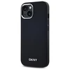 DKNY DKHMP15SPSCMCLK Apple iPhone 15 6.1" dėklas telefonui juodos spalvos Plain Logo MagSafe