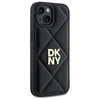 DKNY DKHCP14SPQDSLK Apple iPhone 14 6.1" dėklas telefonui juodos spalvos Quilted Stack Logo