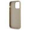 DKNY DKHCP14LPQDSLE Apple iPhone 14 Pro 6.1" dėklas telefonui gelsvos spalvos Quilted Stack Logo