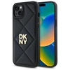 DKNY DKHCP15MPQDSLK Apple iPhone 15 Plus 6.7" dėklas telefonui juodos spalvos Quilted Stack Logo