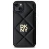 DKNY DKHCP15MPQDSLK Apple iPhone 15 Plus 6.7" dėklas telefonui juodos spalvos Quilted Stack Logo