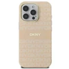 DKNY DKHMP16LHRHSEP Apple iPhone 16 Pro 6.3″ rožinės spalvos kietas dėklas Repeat texture patern & Stripe MagSafe