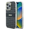 Apple iPhone 16 Pro Max DKNY Repeat Texture Pattern With Stripe (DKHMP16XHRHSEK) dėklas telefonui juodos spalvos