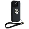 DKNY DKHCP16XPBSWSK Apple iPhone 16 Pro Max 6.9" dėklas telefonui juodos spalvos Wrist Strap Stock Logo