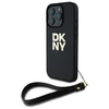 DKNY DKHCP16LPBSWSK Apple iPhone 16 Pro 6.3" dėklas telefonui juodos spalvos Wrist Strap Stock Logo