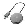 Hub Dudao A15B 4w1, USB 3.0 + 3x USB 2.0 į USB-C (pilka)